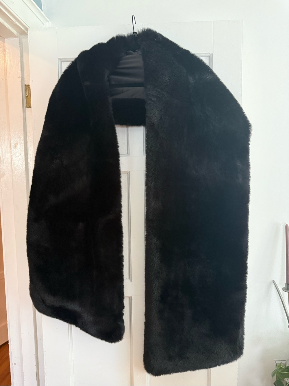 torrid Black Faux Fur Collar Scarf